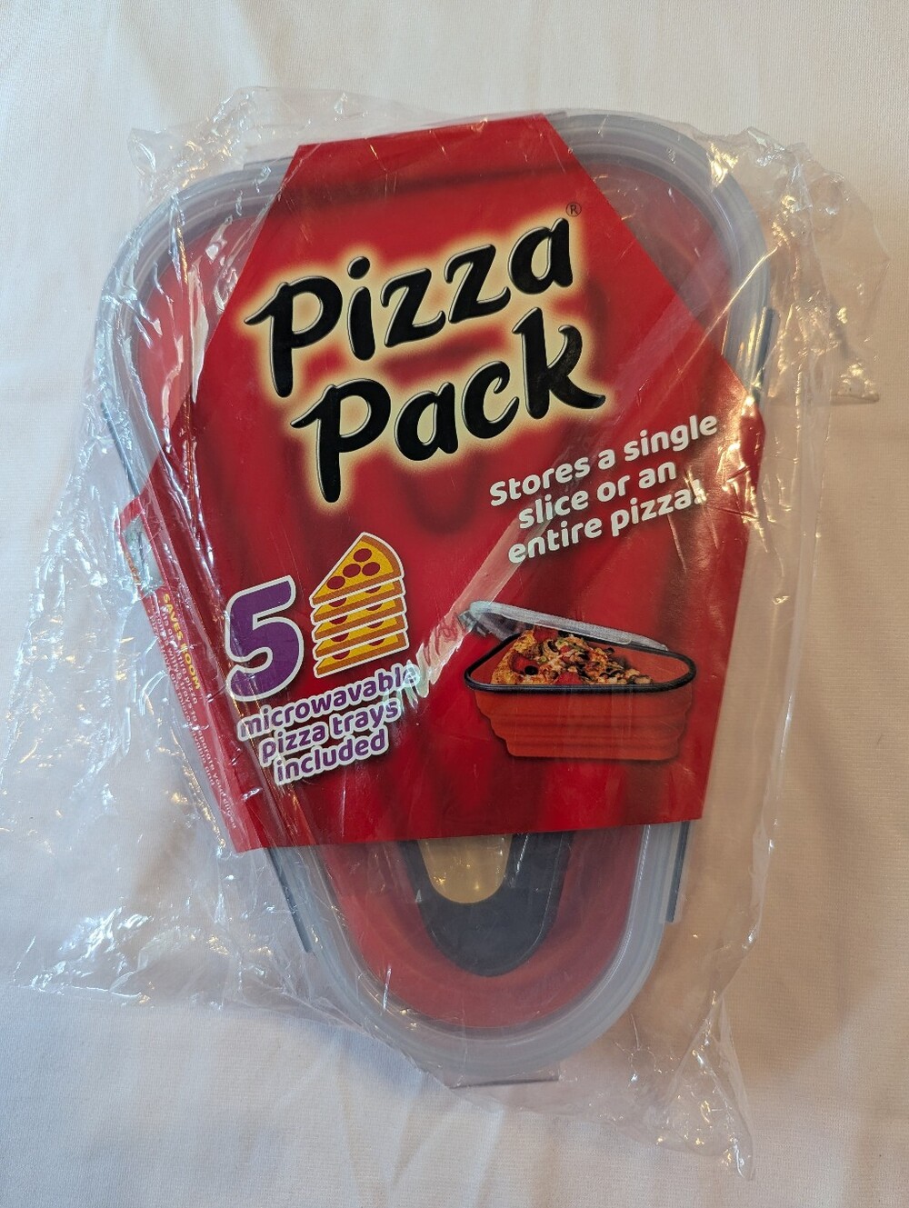 Pizza Pack 5 Microwavable Pizza Trays Brand New Sealed